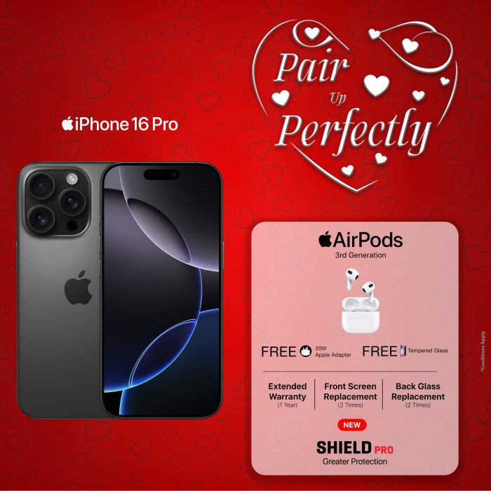 iPhone 16 Pro Black Valentines Day Offer